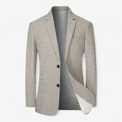 Arjen - Slim Fit Blazer met Lange Mouwen en Functionele Zakken
