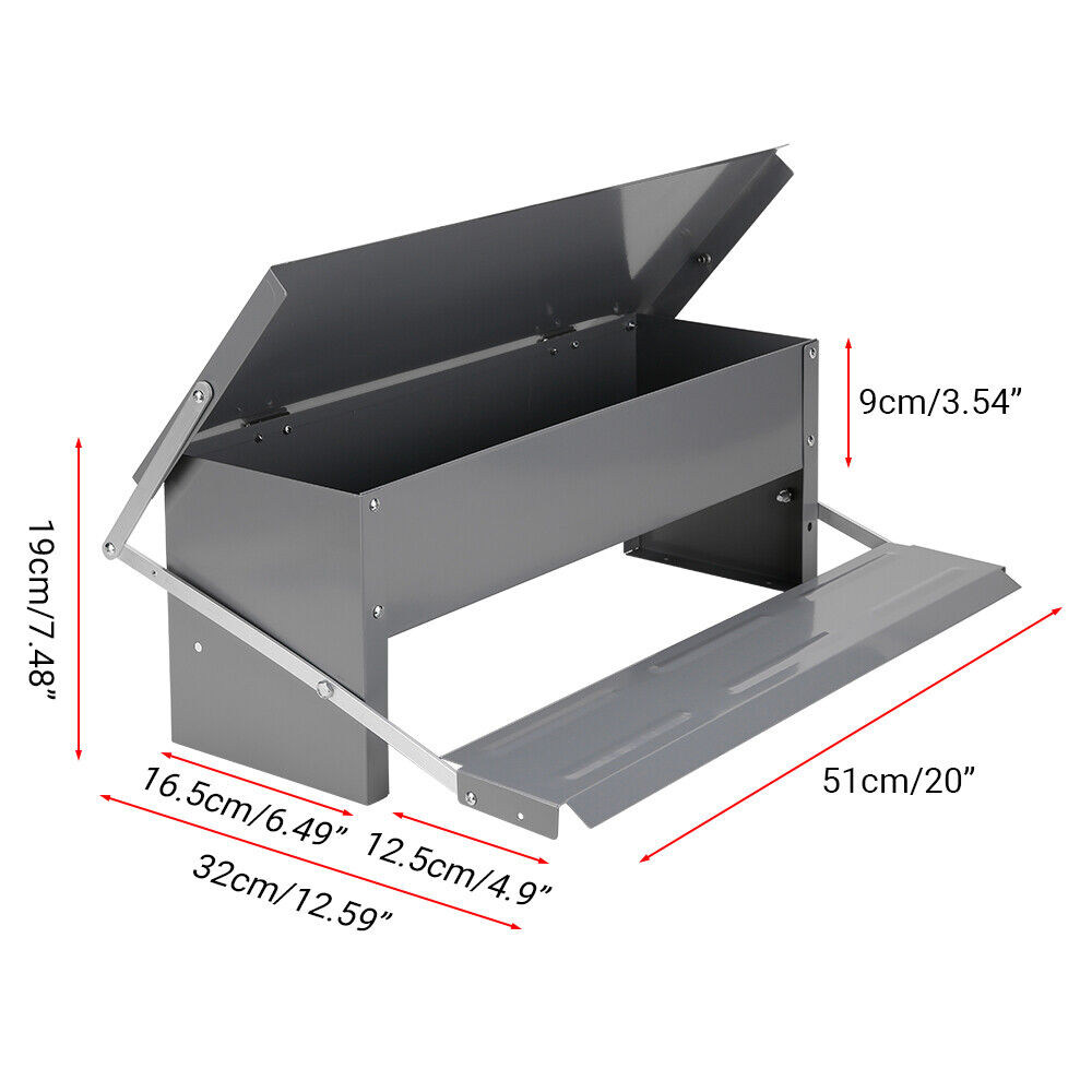 Heavy Large 5Kg Treadle Automatic Farm Poultry Feeder Kit