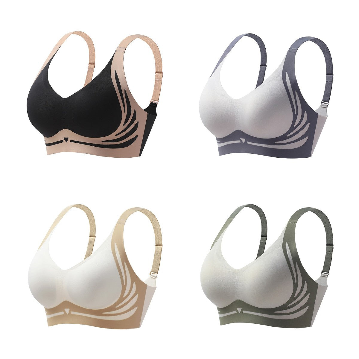 Drahtloser Push-up BH mit Lifting-Effekt – Isabella