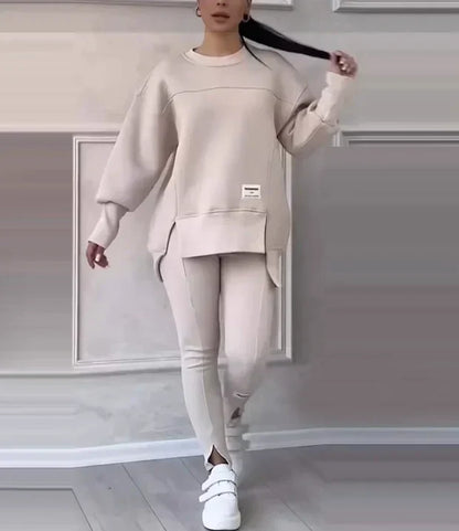 Casual Damen Set aus Sweatshirt und Leggings - Elena