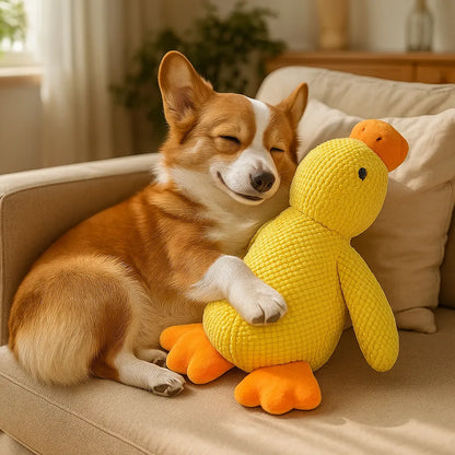 QuackPaw™ Squeaky Duck Dog Toy