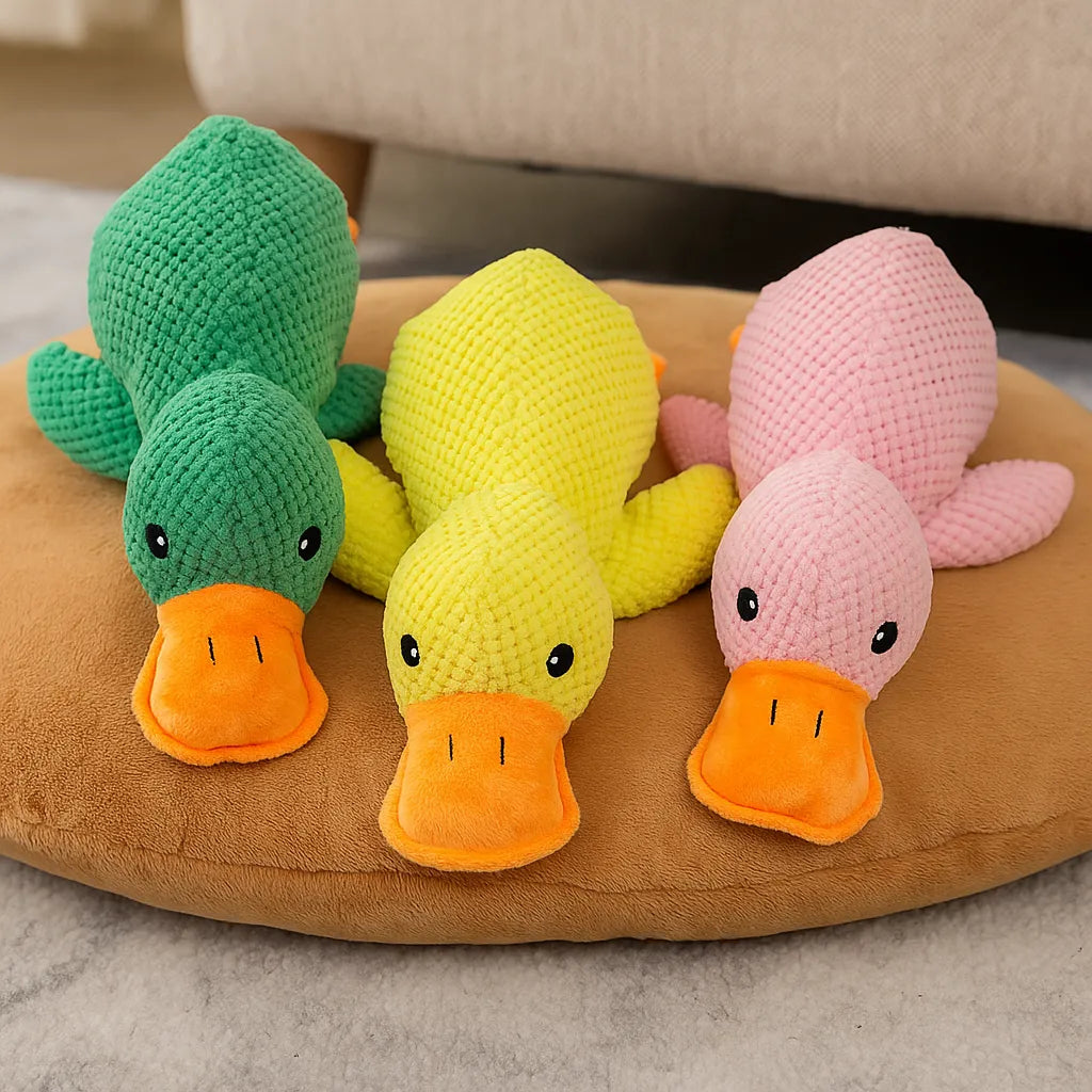 QuackPaw™ Squeaky Duck Dog Toy