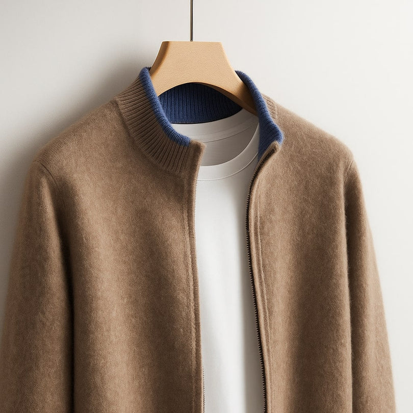 Duval Paris™ | Élégant cardigan en cachemire