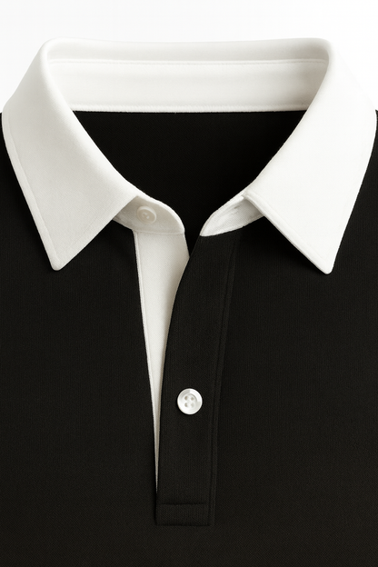 Meravo Polo Knit Black