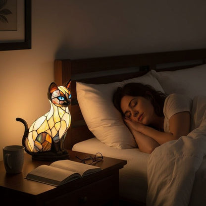 Mireya - Katze Silhouette Tischlampe