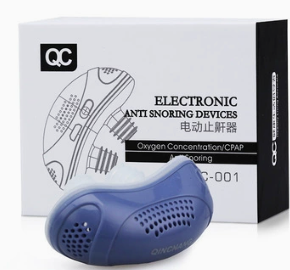 Compact and Quiet Lightweight CPAP Device for Sleep Apnea – Mask-Free and USB Rechargeable