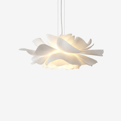Flower Petal Pendant Lamp – Sculptural Organic Layered Design Statement