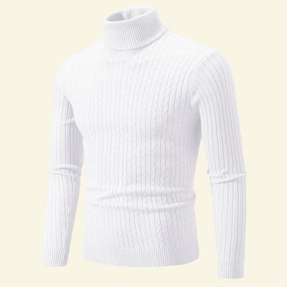 Sylvain – Grob Gestrickter Rollkragenpullover für Herren
