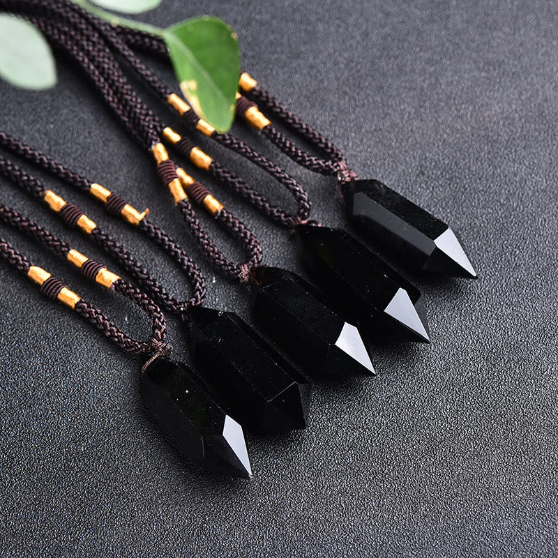 Amethyst Pendant Necklace – Natural Crystal Design with Elegant Adjustable Chain