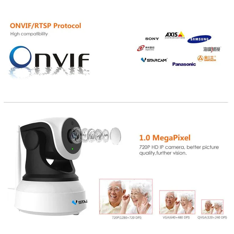 VStarcam HD Indoor Wireless 720P Security IP Camera: Redefining Home and Office Surveillance - Shello's Creative Boutique