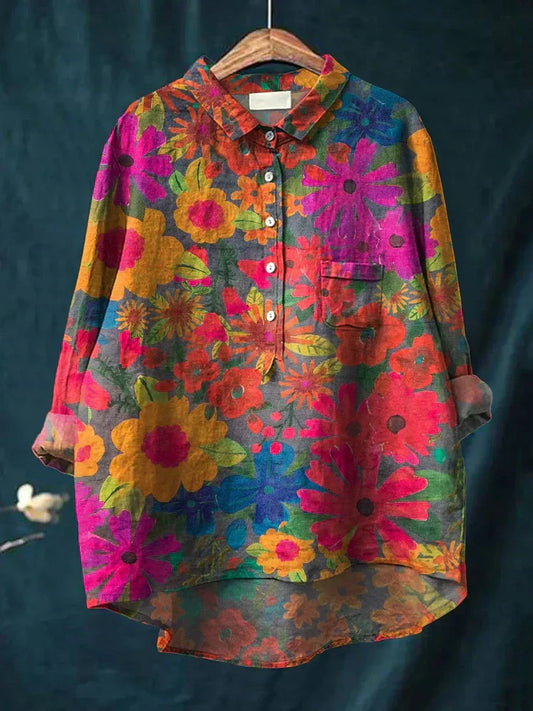 Gianna™ - Blumen Bluse