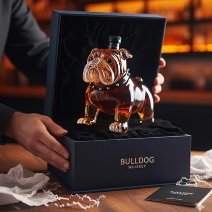 Whiskyfľaša - Bulldog Edícia