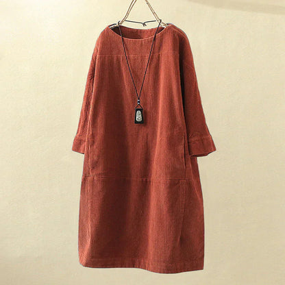 Velanora - Long Corduroy Women Top