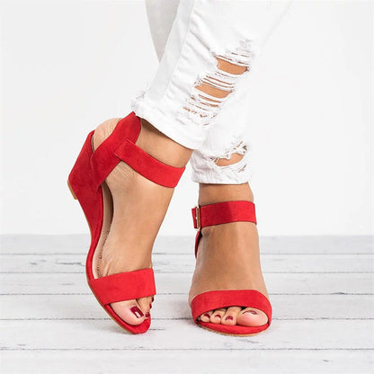 Makayla | Women Spring Ankle Strap Wedge sandals