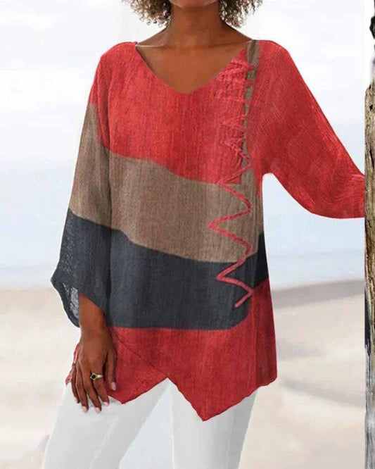 Elegante Vielseitige Damenbluse