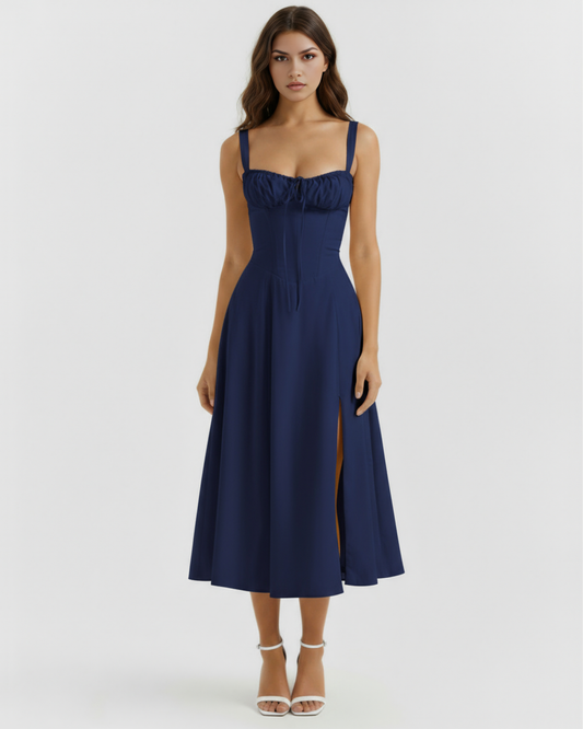 Aurora™ – Romantisk Sommer Midi Kjole