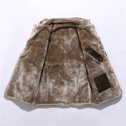 Tom Hollinger | Herren Winterjacke mit Sherpa Futter