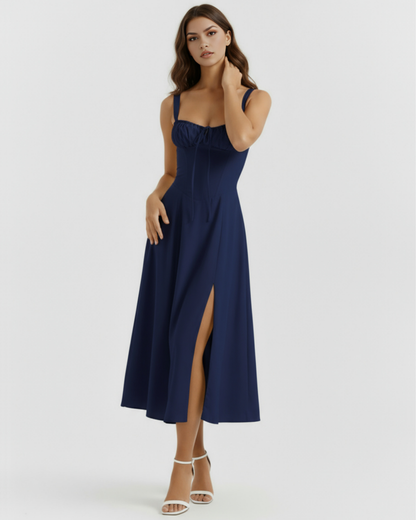 Aurora™ – Romantisk Sommer Midi Kjole