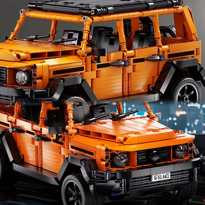 TrailBlazer – 1311-delige Oranje Off-Road Truck Bouwset