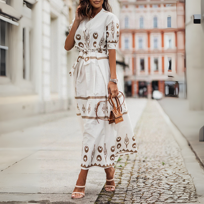 Women's Short Sleeve Summer Dress | Cotton Style