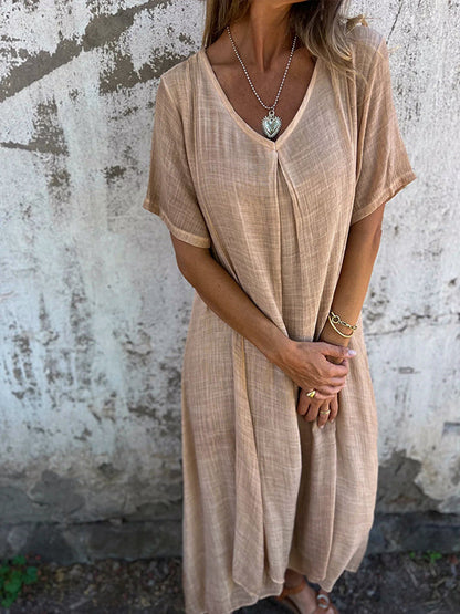 Anna - Robe intemporelle et fluide pour femme