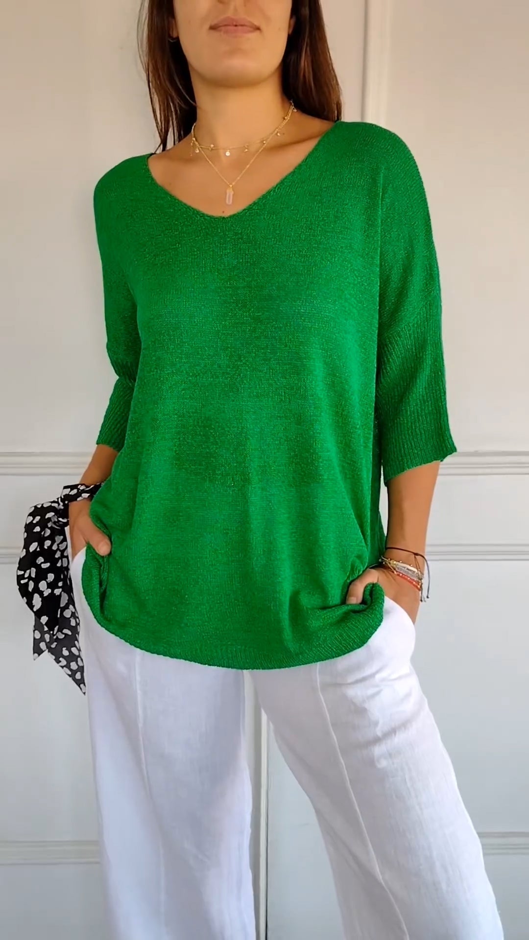 Zenvia™ V-Neck Top