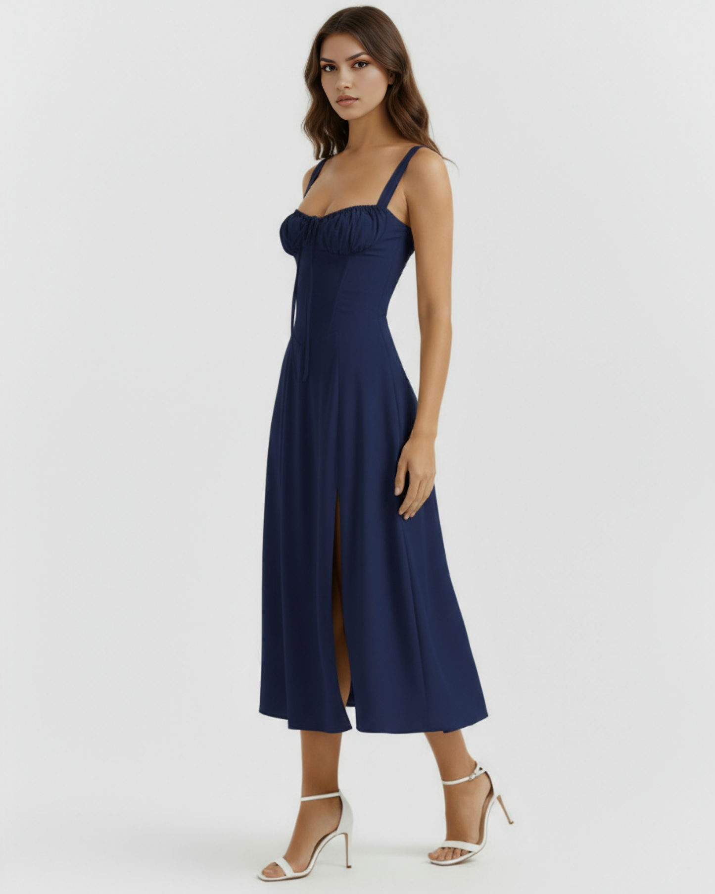 Aurora™ – Romantisk Sommer Midi Kjole