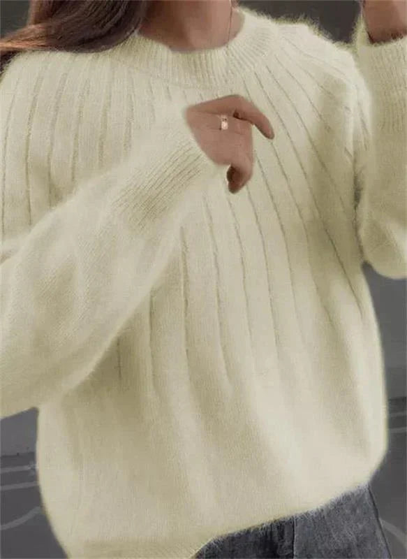 Lina – Damen Strickpullover Kaschmirweich Zeitlos Elegant
