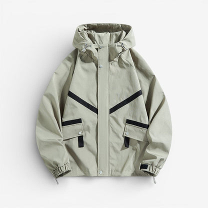 Rafferty – Long Sleeve Hooded Jacket With Pockets And Zipper