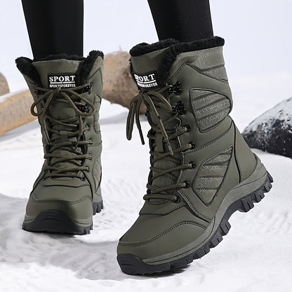 BlizzardStep | Winterwandelschoenen voor dames, waterdicht, gevoerd met fleece, warm, antislip