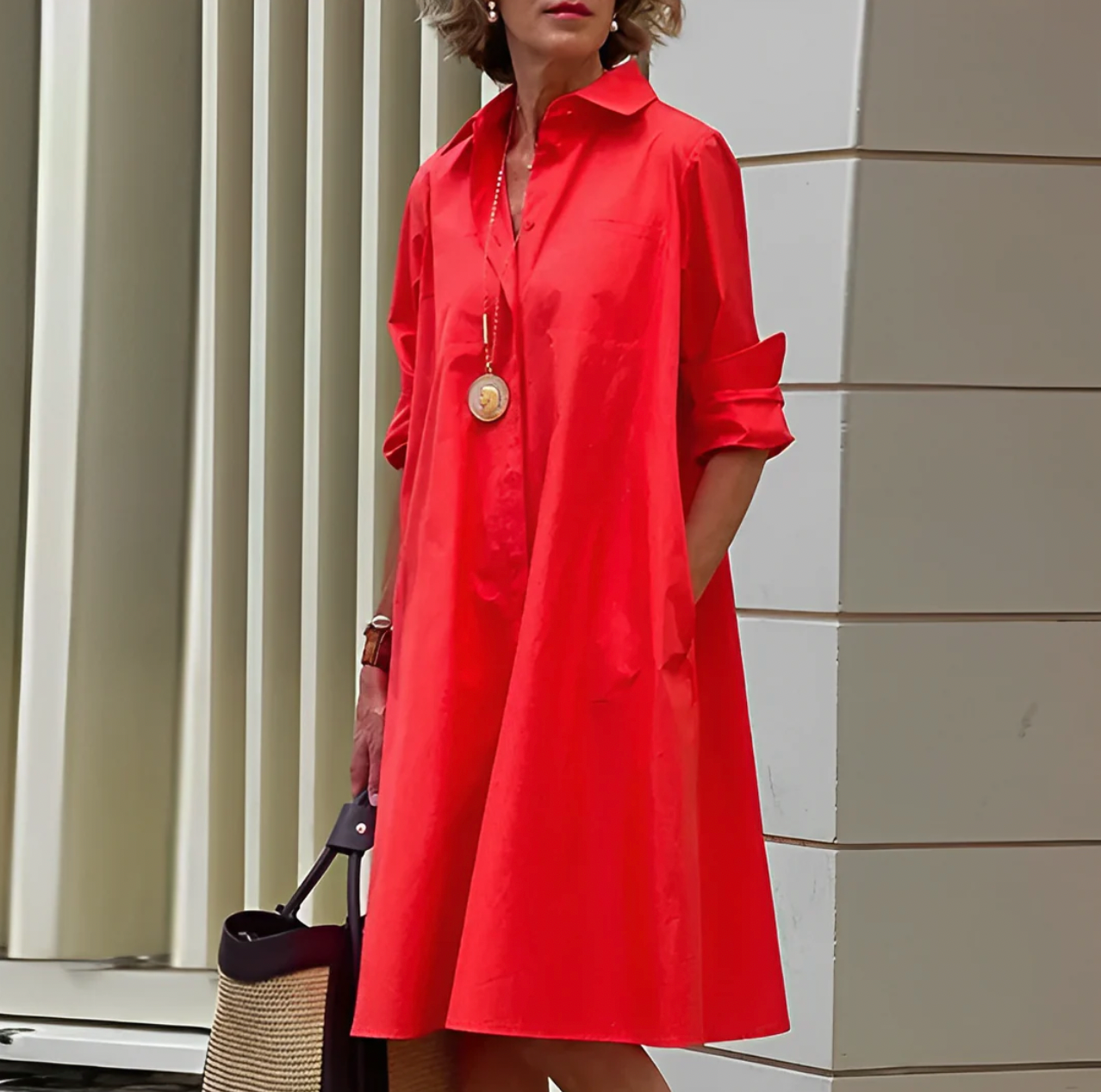 INA - Trendy Polo-Jurk voor Dames