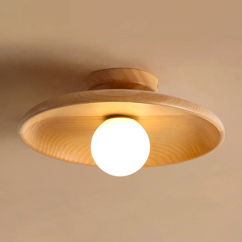 Bowl-Shaped Ceiling Fixture, Flat Design