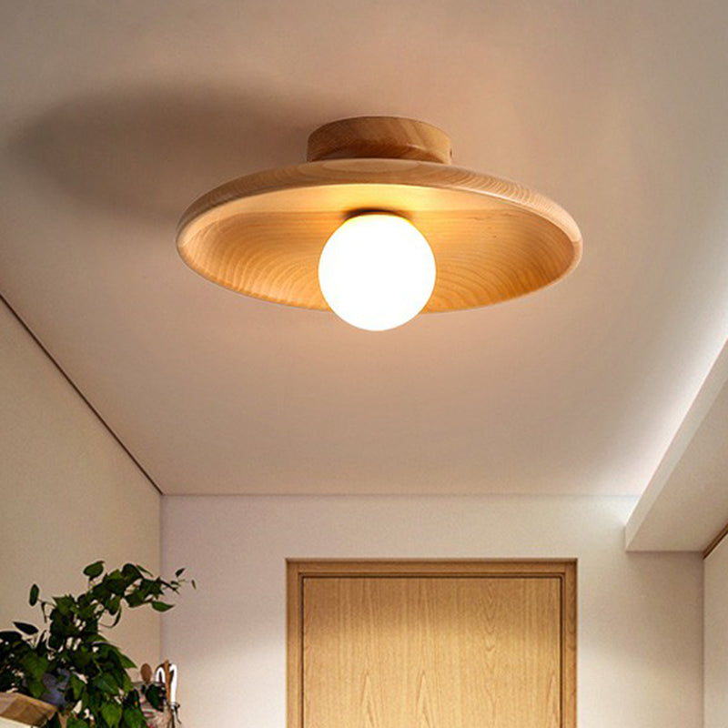 Bowl-Shaped Ceiling Fixture, Flat Design