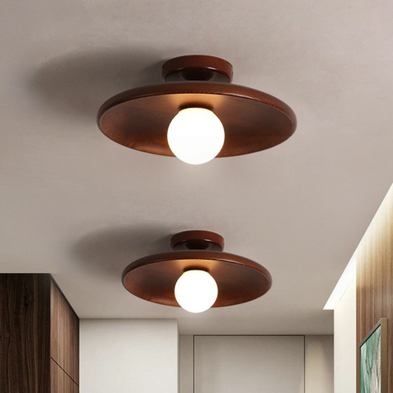 Bowl-Shaped Ceiling Fixture, Flat Design