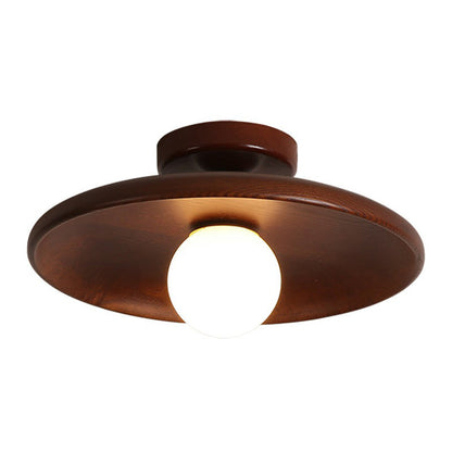 Bowl-Shaped Ceiling Fixture, Flat Design