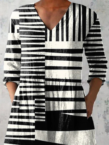 Capri | Extended V-Neck Top