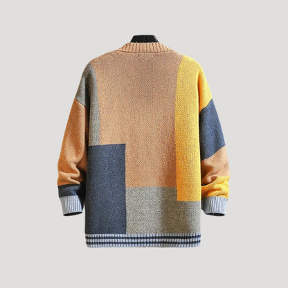Amelia | Women Spring blok kolorów Button Knit cardigan