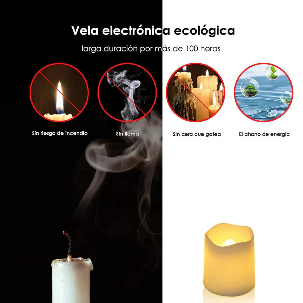 Lángmentes LED Gyertyák a Kellemes Hangulatért - Lumos