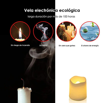 Lángmentes LED Gyertyák a Kellemes Hangulatért - Lumos