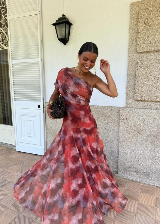 LUNA | Vestido tie dye maxi de diseño