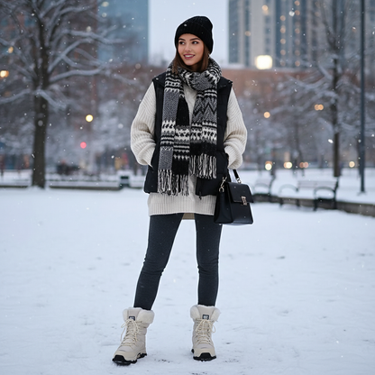 Lace-Up Winter Boots for Women - Image 5