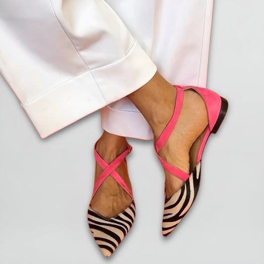 Fenna | Strappy Ballet Flats - Elegant, Comfortable Everyday Shoes