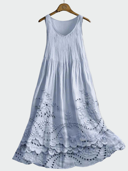 Kleid mit Englischer Spitze