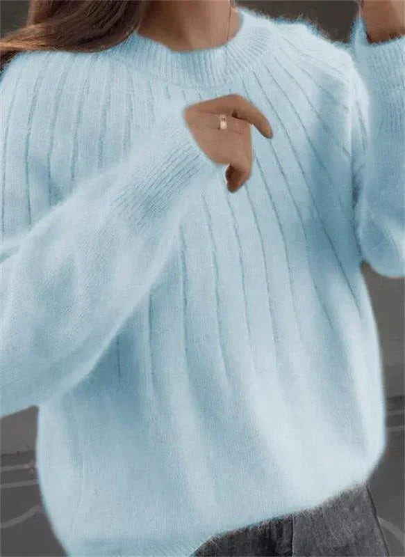 Lina – Damen Strickpullover Kaschmirweich Zeitlos Elegant