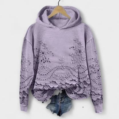 Grace – Vintage Hoodie s cvjetnim uzorkom