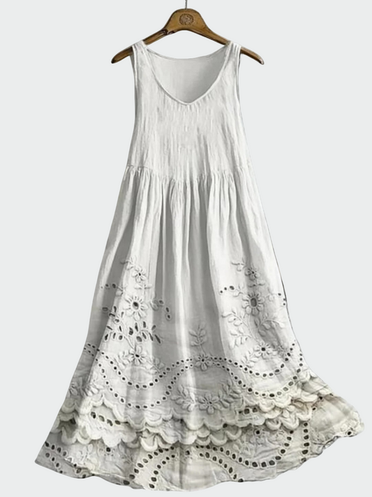 Kleid mit Englischer Spitze