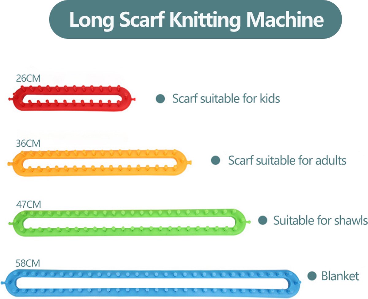 Needle-Free Knitting Loom – Easy, Portable Crafting for Everyone