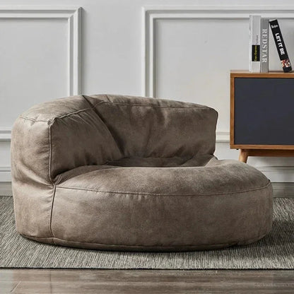 Zitzak Hoes Suède Stof 100cm Loungestoel Woonkamer Slaapkamer Wasbaar Modern | Restfield