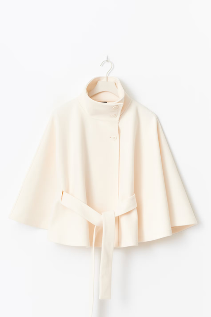 Belted Funnel Neck Jacket for Women - Image 4
