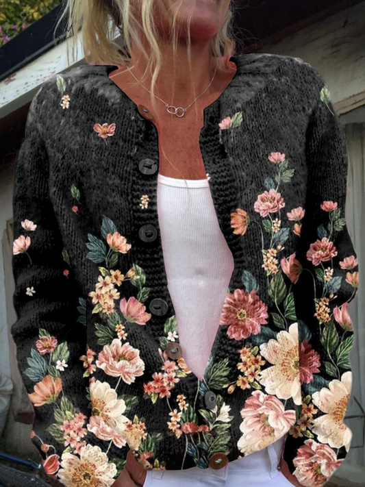 Elara™ | Women’s Vintage Cardigan Sweater